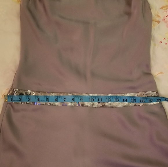 Calvin Klein Silver Halter Dress - Picture 10 of 11